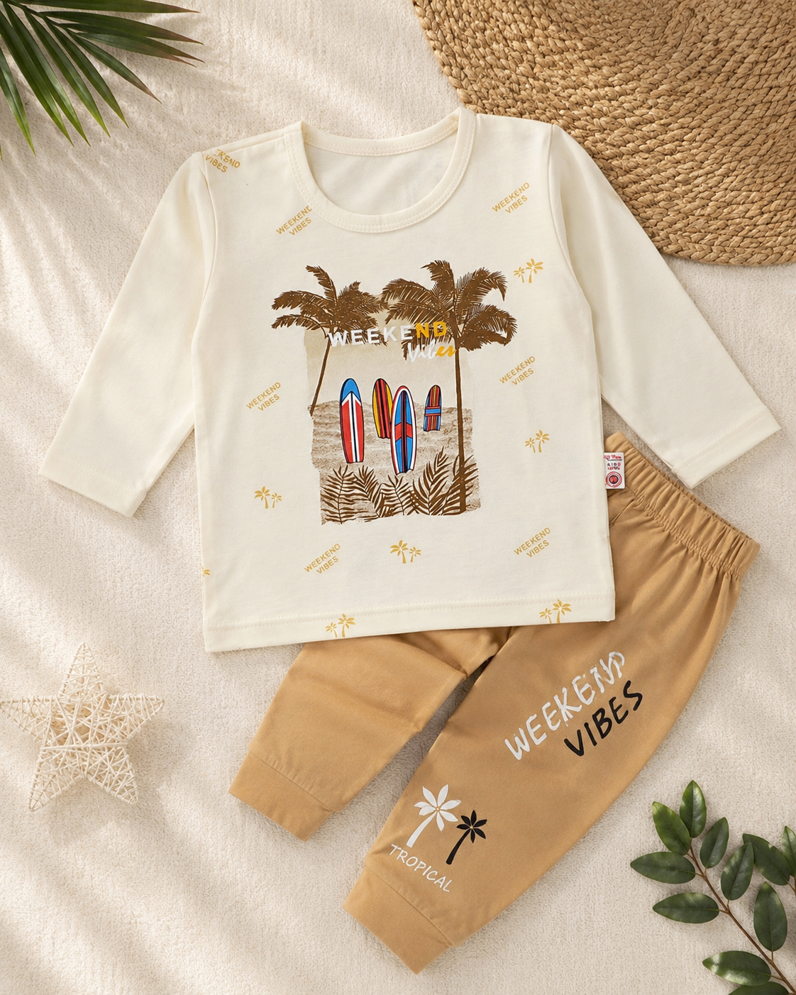 Weekend Vibes Kids 2-Piece Outfit - Image 2