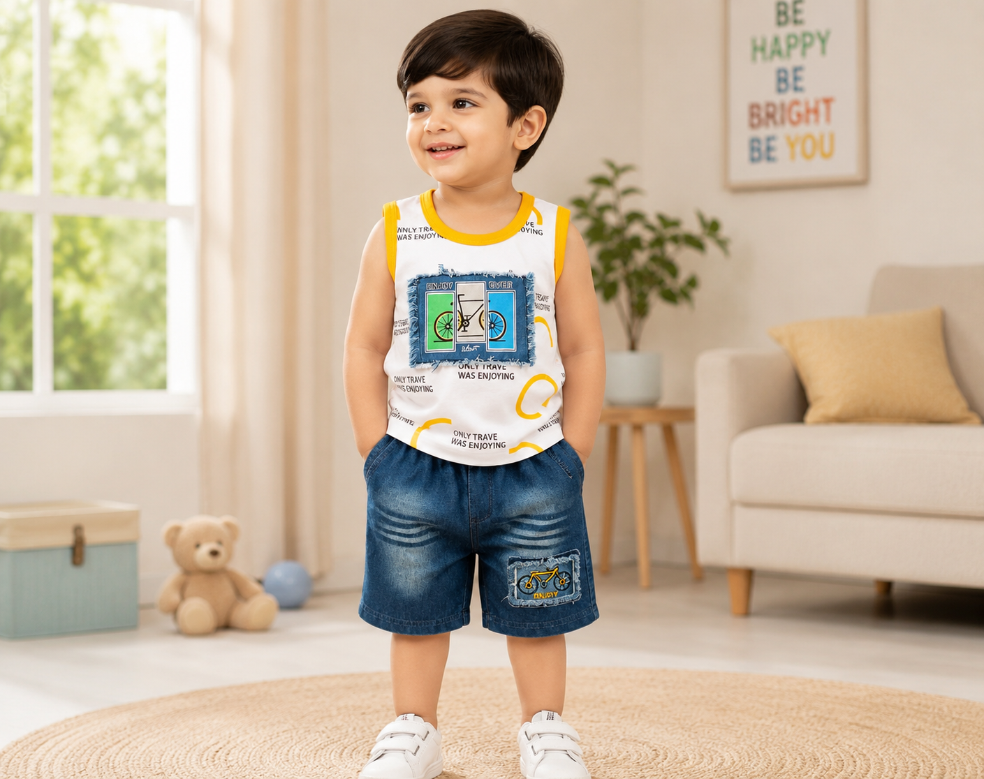 Toddler Boys 2-Piece Summer Clothing Set