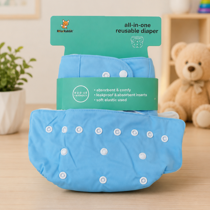 Reusable All-in-One Cloth Diaper