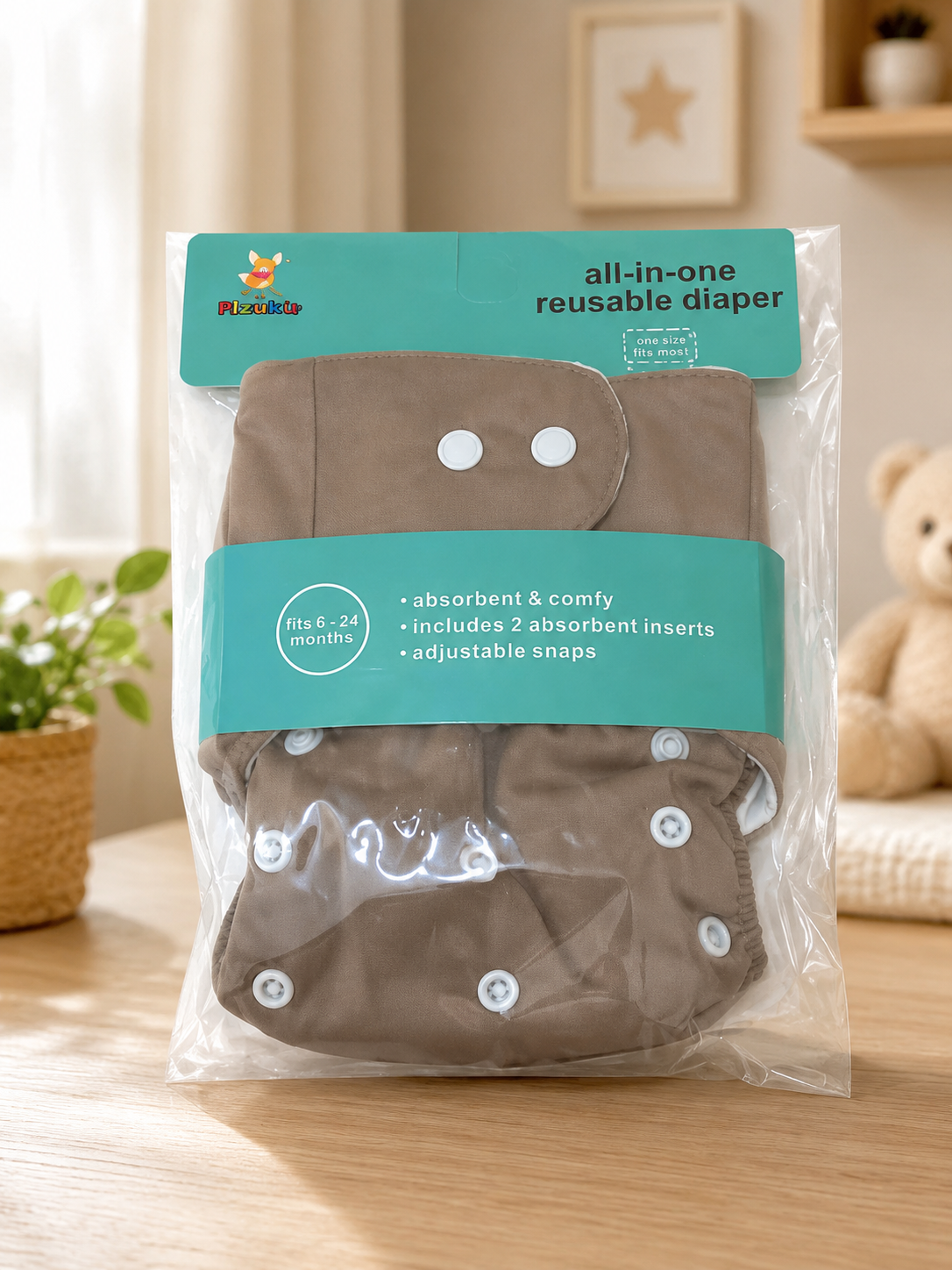 Reusable All-in-One Cloth Diaper - Image 3