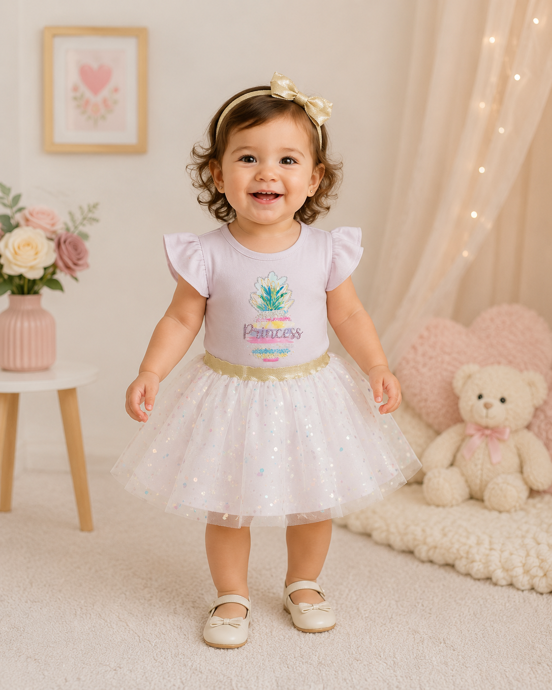 Toddler Girls Princess Tulle Dress