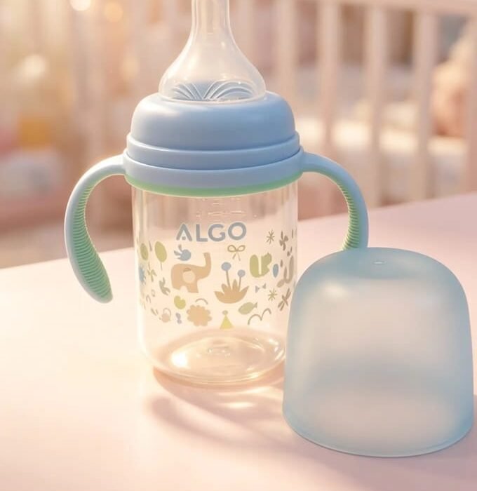 ALGO Baby Training Cup with Soft Silicone Spout & Handles