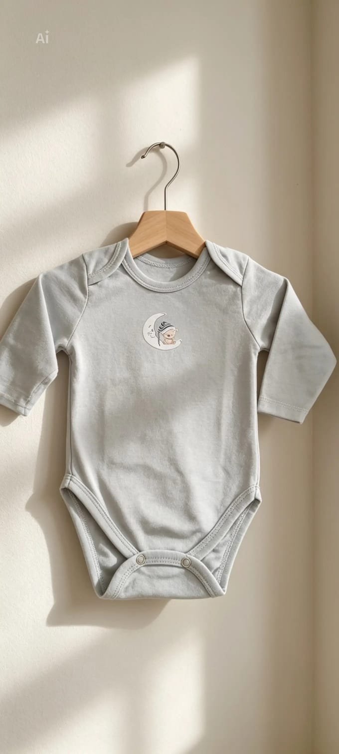 Baby Full Sleeve Cotton Romper - Image 6