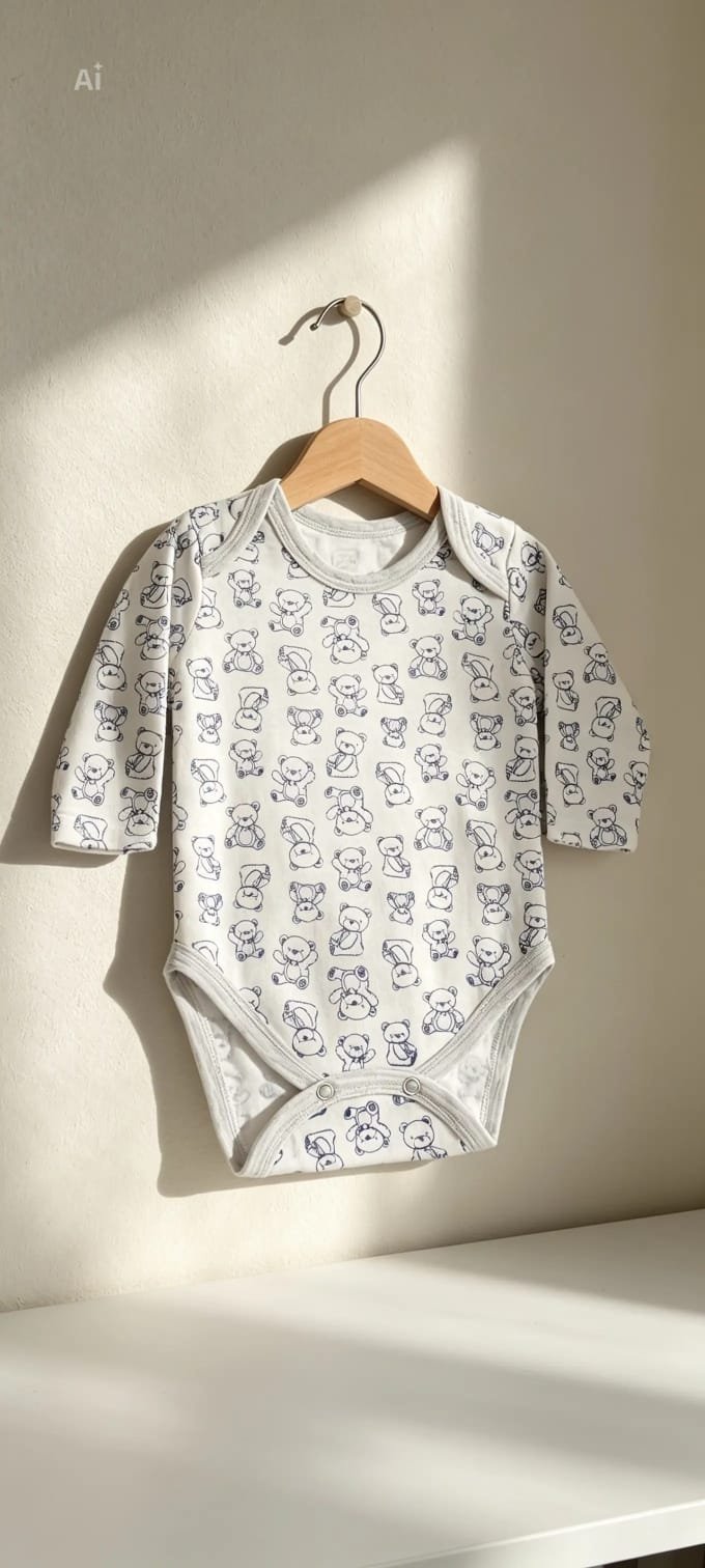 Baby Full Sleeve Cotton Romper - Image 7