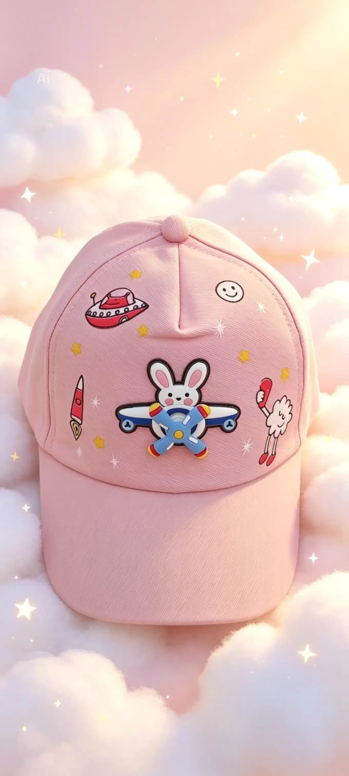Kids Cartoon Printed Baseball Cap - Image 5