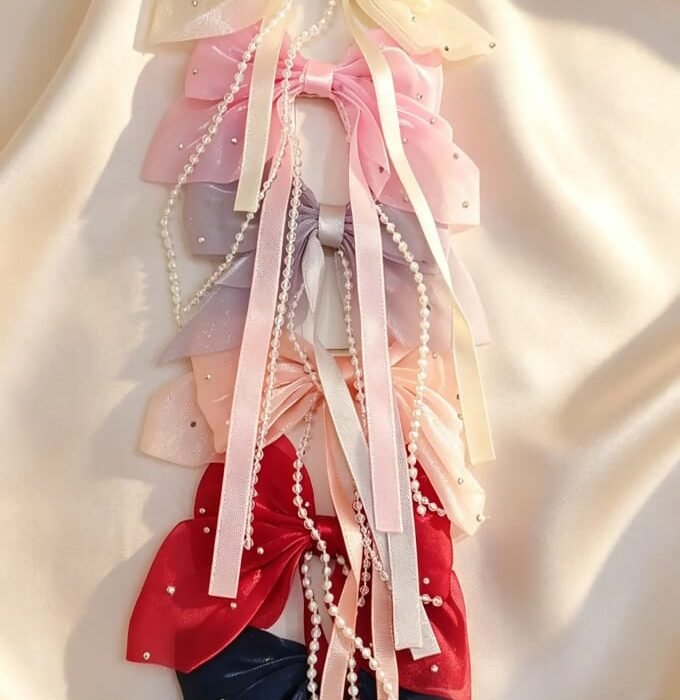 Girls' Premium Ribbon Hair Bow