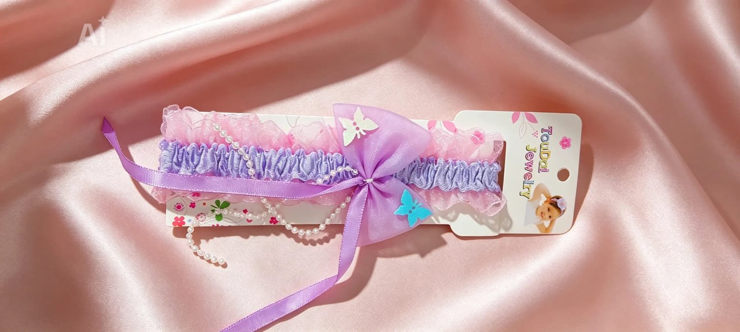 Girls' Premium Ribbon Hair Bow - Image 4